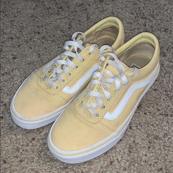 cute yellow vans